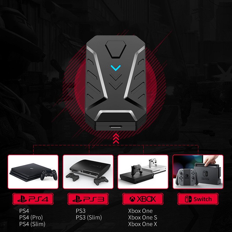 Kit Conversor Pro "7 en 1" Teclado y Mouse para Consolas - Image 4