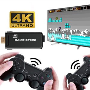 Consola Retro Game TV Stick 4K – 2 Controles Inalámbricos + Miles de Juegos